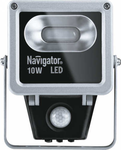 Прожектор светодиодный Navigator 71 320 NFL-M-10-4K-SNR-LED с датчиком движения
