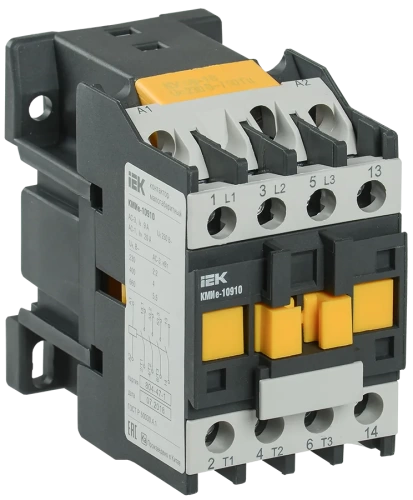 Контактор КМИе-10910 9А 36В/АС3 1НО IEK