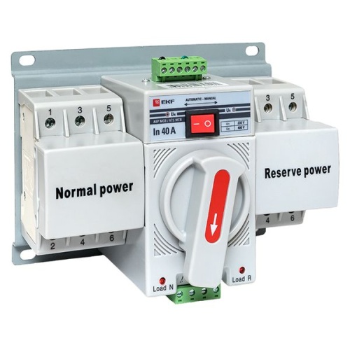 Устройство АВР МCB 40А (C) 3Р 400В EKF PROxima Устройство АВР МCB 40А (C) 3Р 400В EKF PROxima