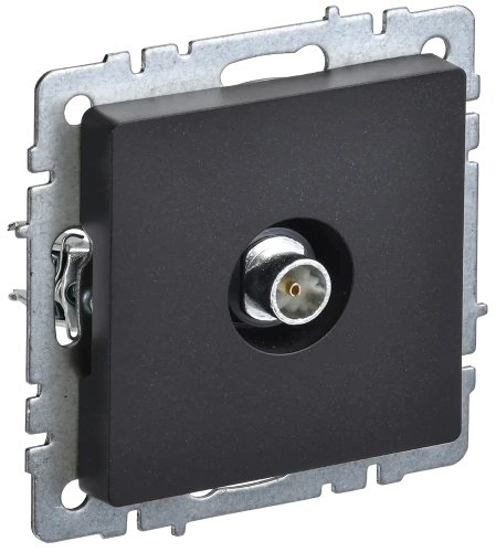 BRITE Роз. TV оконечная РТВ11-0-БрЧ черн. IEK