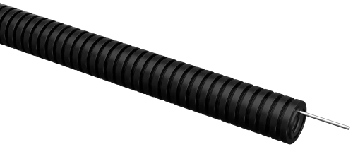 ELASTA Труба гофр. ПВХ d=20мм с зондом черная (100м) IEK