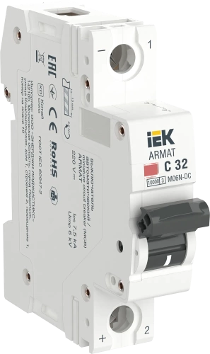 ARMAT Авт. выкл. M06N-DC 1P C 32А IEK