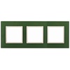 14-5103-27 Эл/ус ЭРА Рамка на 3 поста, стекло, Эра Elegance, зелёный+сл.кость