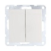 Переключатель 2-кл., с двух мест (схема 6+6) 16 A, 250 B (белый) LK60