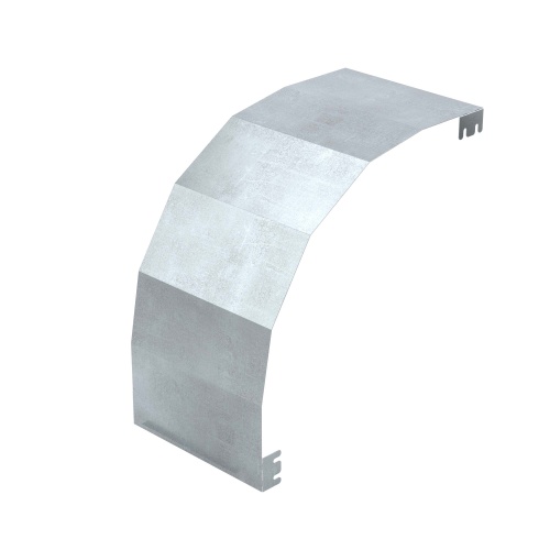 Крышка на угол вертикальный внешний 90 градусов, 100х300 R900, горячеоцинкованная в комплекте с крепежными элементами исоединительными пластинами, необходимыми для монтажа Крышка на угол вертикальный внешний 90 градусов, 100х300 R900, горячеоцинкованная в комплекте с крепежными элементами исоединительными пластинами, необходимыми для монтажа