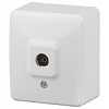 11-3201-01 Эл/ус ЭРА Розетка TV одиночная, ОУ, IP20, Эра Эксперт, белый