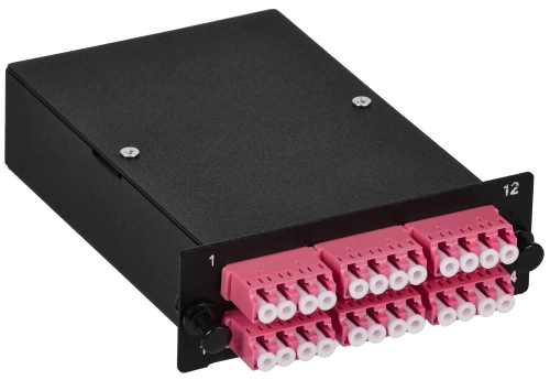 ITK Кассета для кросса ST OM4 MPOm 6хLC-quad (24 ОВ)