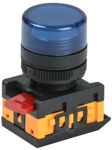 Лампа AL-22TE сигнальная d22мм синий неон/240В цилиндр ИЭК Лампа AL-22TE сигнальная d22мм синий неон/240В цилиндр ИЭК