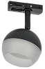 Светильник 4118 декор. трековый поворотный GX53 черный IEK