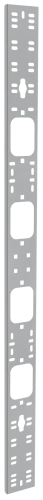 ITK Органайзер кабельный вертикальный 75х12мм 33U серый