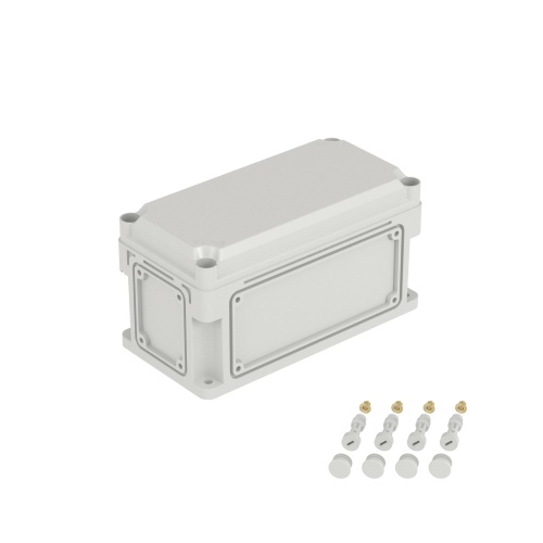 Корпус IP67,300х150х160 (выс.крышки 35),стнк.выбв.флнц.,непрозр.крыш. (упак. 1 шт)