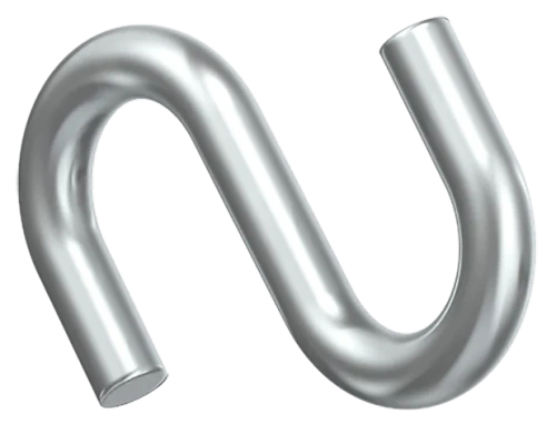 Крюк S-образный 4 мм.