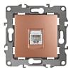 12-3105-14 Эл/ус ЭРА Розетка телефонная RJ11, IP20, Эра12, медь