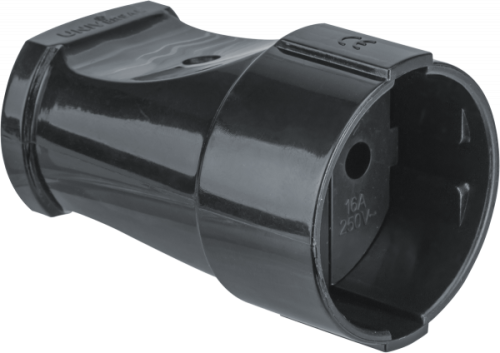 Розетка Navigator 61 717 NCA-SK01-10A-X-BL переносная б/з черная