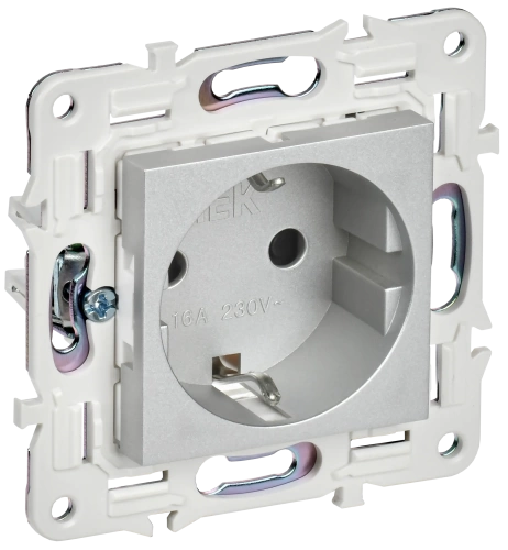 SKANDY Роз. с з/к/ш 16А SK-R04S сереб. IEK