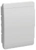 TEKFOR Корпус пластиковый встраиваемый ЩРВ-П-24 IP41 белая дверь IEK