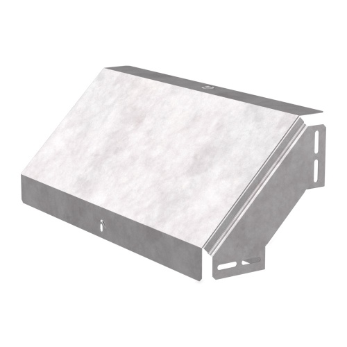 Угол вертикальный внешний 90 градусов с крышкой Стандарт 500х100 Промрукав