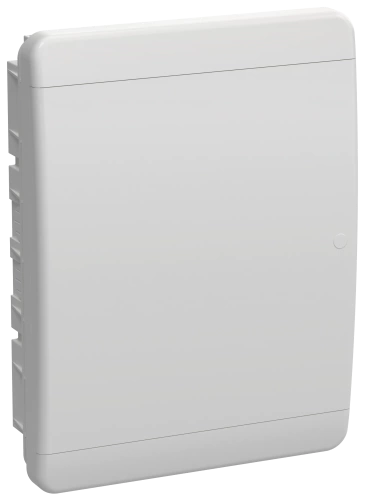 TEKFOR Корпус пластиковый встраиваемый ЩРВ-П-24 IP41 белая дверь IEK