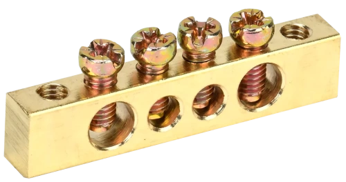 Шина PEN "земля-ноль" 6х9мм 4/2 (4группы/креп по краям) ИЭК Шина PEN "земля-ноль" 6х9мм 4/2 (4группы/креп по краям) ИЭК