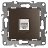 12-3107-13 Эл/ус ЭРА Розетка информационная RJ45, IP20, Эра12, бронза