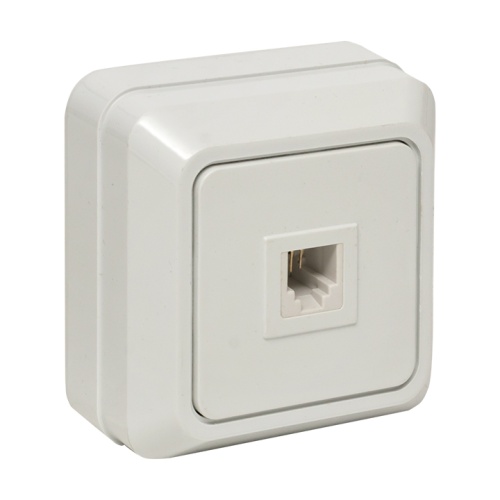 Розетка Phone 1-мест. бел. Рим EKF PROxima Розетка Phone 1-мест. бел. Рим EKF PROxima