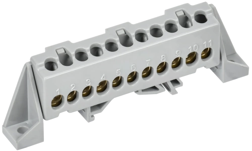 TEKFOR Шина L "фаза" в комб. изол. "Стойка" 6х9-11-Ср IEK